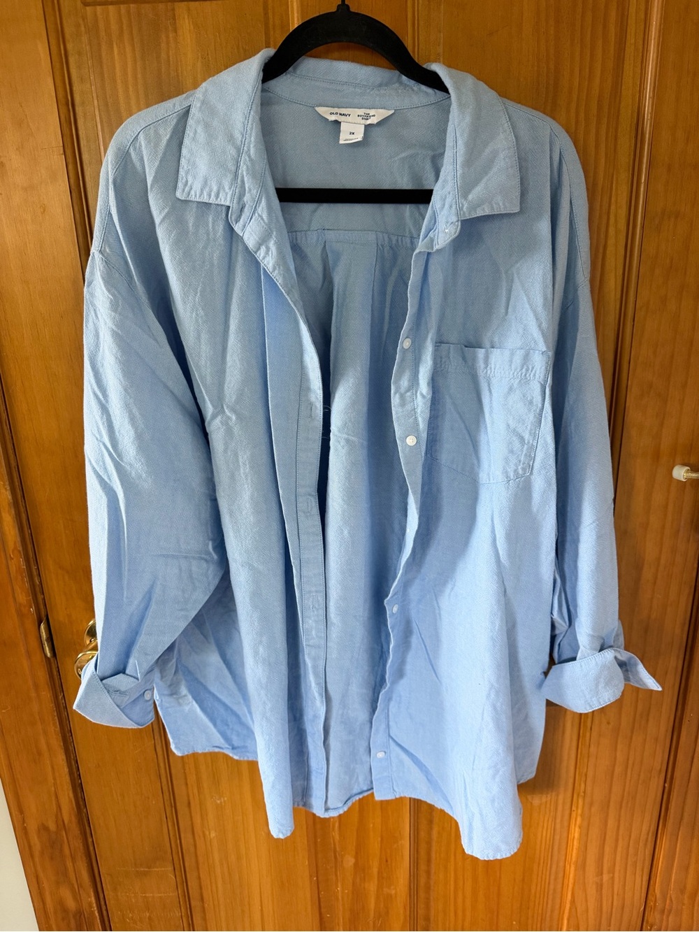 Light Blue Woman’s Button-Up